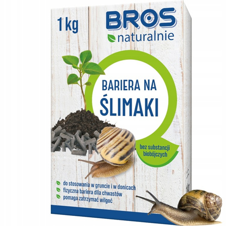 BROS-Naturalne BARIERA NA ŚLIMAKI 1kg /6/