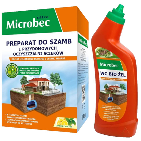 BROS-MICROBEC ULTRA 1kg + żel /6/cytryna