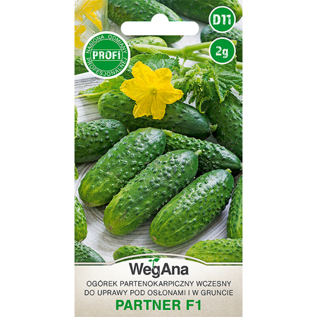 OGÓREK PARTNER (MIESZ. F1) 2G WEGANA/500/