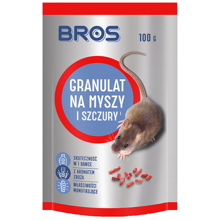 BROS-MY GRANULAT NA MYSZY   100g - doypack /15/.