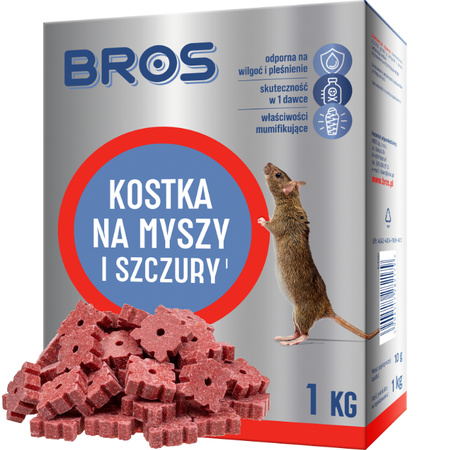 BROS-MY KOSTKA NA MYSZY  1kg /4/