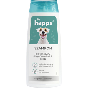 BROS-HAPPS SZAMPON DLA PSÓW SIERŚĆ JASNA 200ml/10