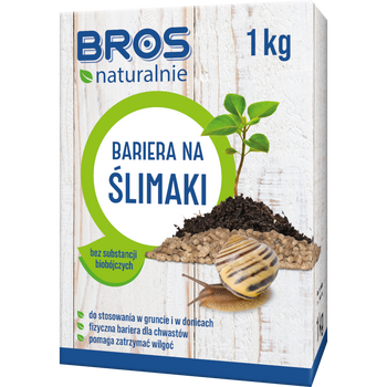 BROS-Naturalne BARIERA NA ŚLIMAKI 1kg /6/