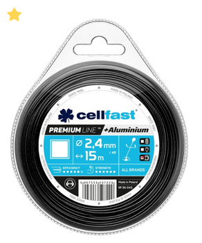 ŻYŁKA CELLFAST KWADRAT Premium 2,4x15mb 10szt /120