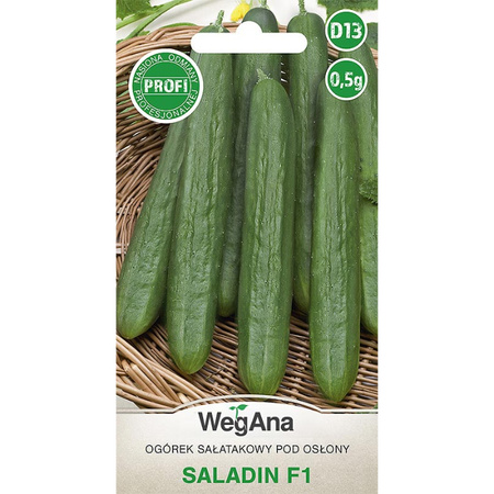OGÓREK SAŁ SALADIN (F1) 0,5G WEGANA /OSŁ. DŁ/600/