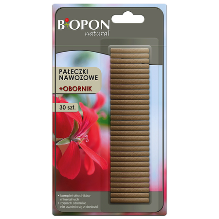 BIOPON PAŁECZKI NAWOZ.+OBORNIK 30szt /30/.