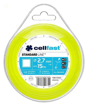 ŻYŁKA CELLFAST KWADRAT 2,7x15mb FOLIA 10szt /120/