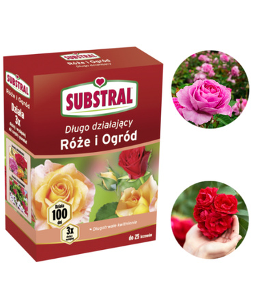 SUBSTRAL-100 DNI DO OGRODU 1kg róż i kwiatów /12/