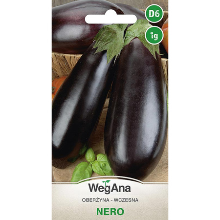 OBERŻYNA BAKŁAŻAN NERO 1G WEGANA /WCZESNY/