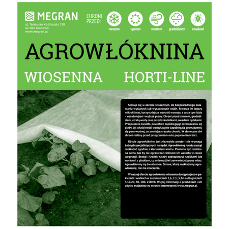 AGROWŁÓKNINA megran WIOSENNA HORTI 2,1x10 /5/