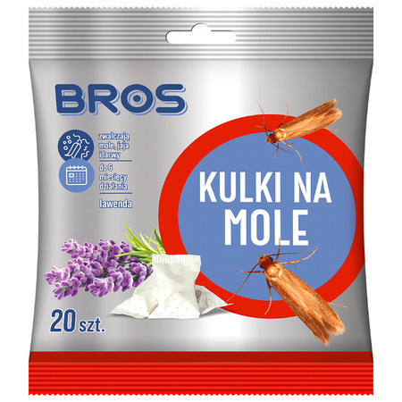 BROS-MO KULKI NA MOLE LAWENDOWE 20szt./14/