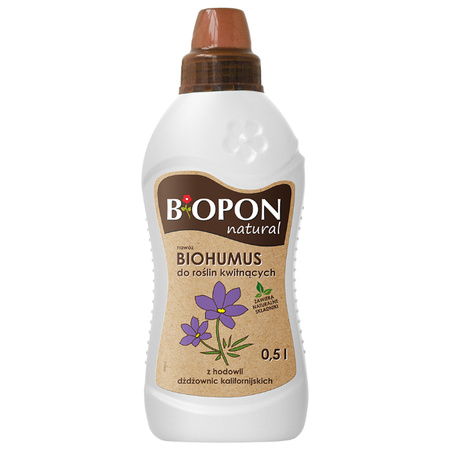 BIOPON-NAWÓZ BIOHUMUS DO KWITNĄCYCH płyn 0,5L /6/.
