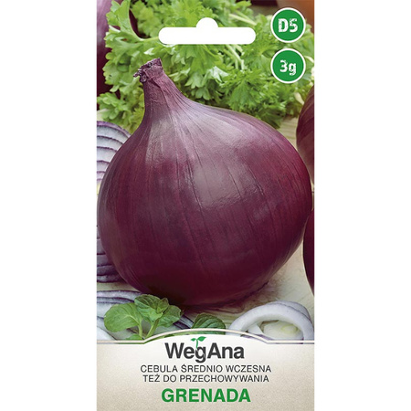 CEBULA CZERWONA GRENADA 3G WEGANA /ŚR.WCZES/260