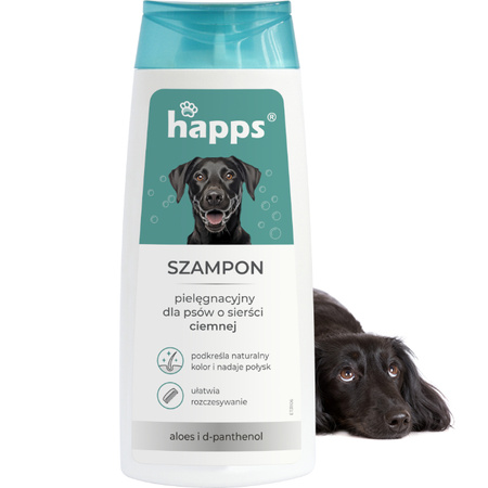 BROS-HAPPS SZAMPON DLA PSÓW SIERŚĆ CIEMNA 200ml/10
