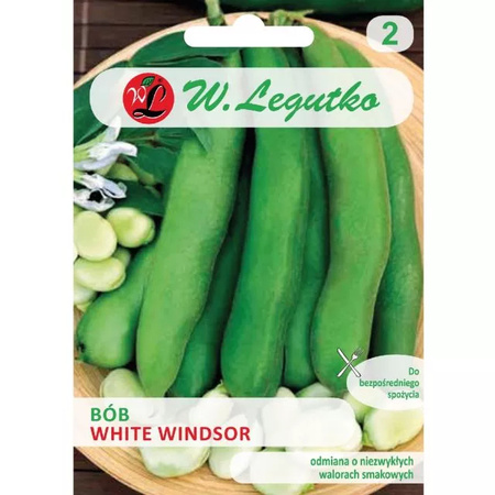 BÓB WINDSOR BIAŁY 40G+10G LEGUTKO /ŚR.PÓŹNA/,