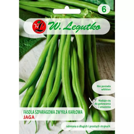 FASOLA SZPAR.ZIELONA JAGA KARŁ.40G. LEGUTKO ŚR.WCZ