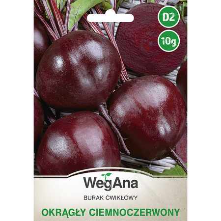 BURAK ĆW. OKRĄGŁY CIEMNOCZERWONY 10G WEGANA/90/