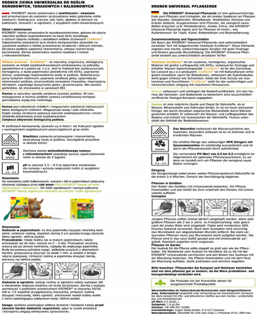 PODŁOŻE  KRONEN  10L UNIWERSALNE /220/.