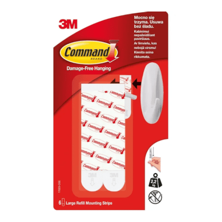 3M COMMAND DUŻE PASKI WYMIENNE