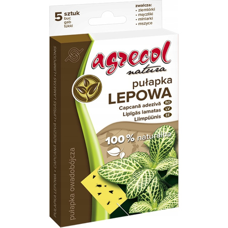 AGRECOL natura PUŁAPKA LEPOWA. 5SZT /12/