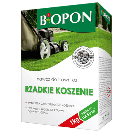BIOPON-DO TRAWNIKA RZADKIE KOSZENIE 1kg /12/