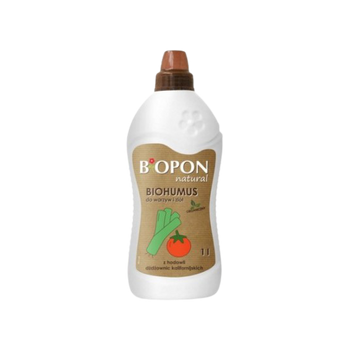 BIOPON-NAWÓZ BIOHUMUS DO ZIÓŁ I WARZYW płyn.1L /6/