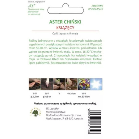 ASTER KSIĄŻĘCY ŁOSOSIOWY 1G LEGUTKO