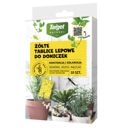 TABLICE ŻÓŁTE LEPOWE DO DNICZEK 10SZT Target /5/
