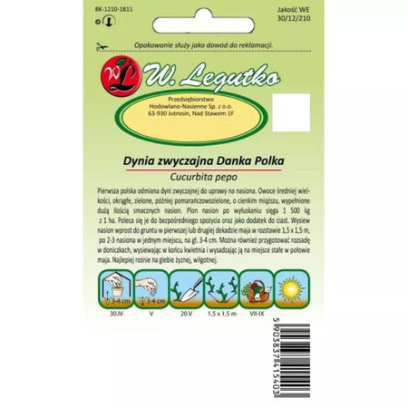 DYNIA DANKA POLKA 3G LEGUTKO /POM-ZIEL. NA PESTKI/