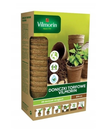 DONICZKA TORF vilmorin ok 6cm x26szt /16/