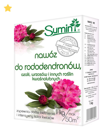 SUMIN-OS. DO AZALII RÓŻANECZNIKÓW I KWAŚNO.1kg