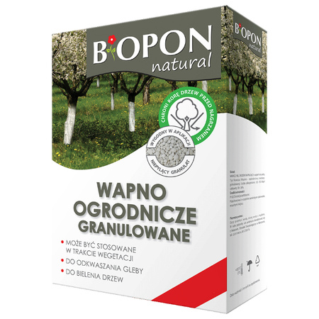 BIOPON- WAPNO OGRODNICZE 3kg granulowane.