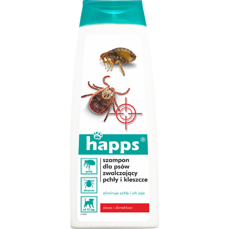 BROS-HAPPS SZAMPON NA PCHŁY I KLESZCZE 250ml /12/