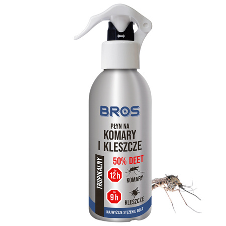 BROS-K PŁYN NA KOMARY I KLESZCZE 130ml /12/