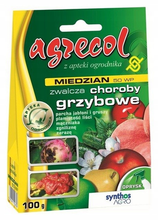 SGR MIEDZIAN 50 WP 100g AGRECOL /12/