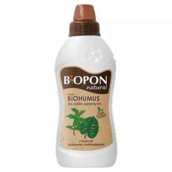 BIOPON-NAWÓZ BIOHUMUS DO ZIELONYCH płyn 1L. /6/