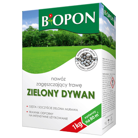 BIOPON-DO TRAWNIKA ZIELONY DYWAN 1kg /12/