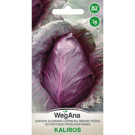 KAPUSTA CZ. KALIBOS 1G WEGANA /ŚR.PÓŹNA STOŻ/500/