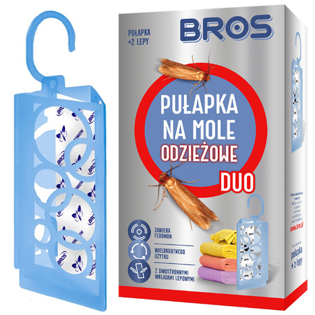 BROS-MO PUŁAPKA NA MOLE ODZIEŻOWE DUO + 2 WKŁ/12/