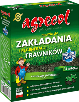 AGRECOL DO ZAKŁADANIA I REG. TRAWNIKÓW 1,2kg /8/