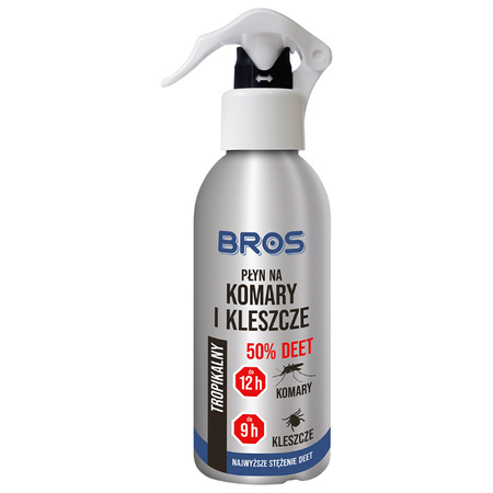 BROS-K PŁYN NA KOMARY I KLESZCZE 130ml /12/