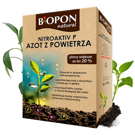 BIOPON NATURALNE-NITROAKTIV P AZOT Z POWIETRZA 40G
