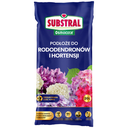 PODŁOŻE SUBSTRAL OSMO RODODENDRON  20L /120/