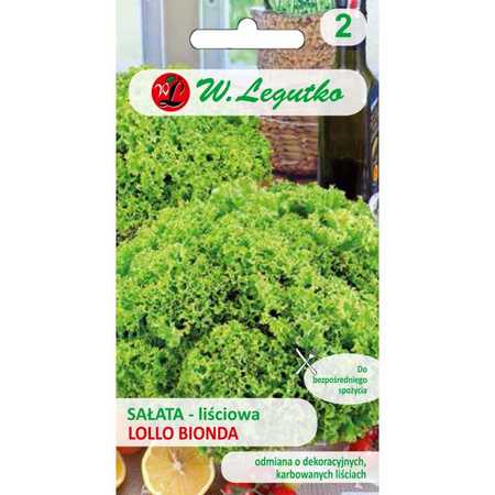 SAŁATA LOLLO BIONDA  1G /LIŚĆ/ LEGUTKO/ZIEL.STRZĘP