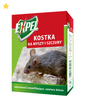 EXPEL-MY KOSTKA NA MYSZY I SZCZURY 300g /12/ *