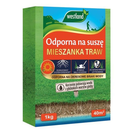 WESTLAND TRAWA ODPORNA NA SUSZĘ 1 KG / 40M
