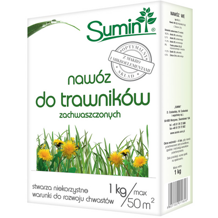 SUMIN-OS. DO TRAWNIKÓW ZACHWASZCZONYCH 1kg /5/ *