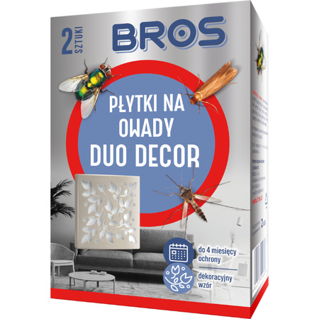 BROS-M PŁYTKA NA OWADY DUO DECOR 2szt /12/ 