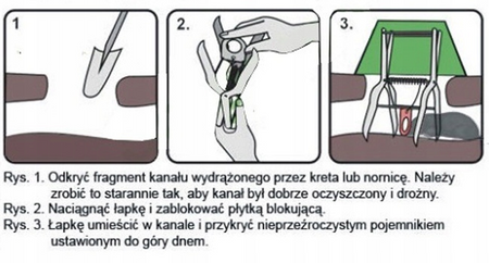 KR PUŁAPKA METAL NA KRETY SZEROKA GR