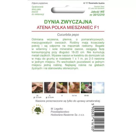 DYNIA ZW.CUKINIA ATENA POLKA 3G LEGUTKO /ŻÓ-POM./,